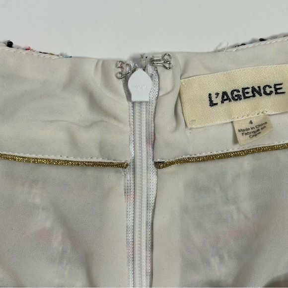 L’AGENCE Ashton Colorful Tweed Shorts - Picture 8 of 13